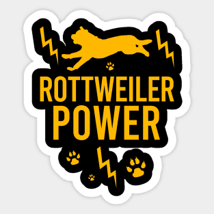 Rottweiler power Sticker